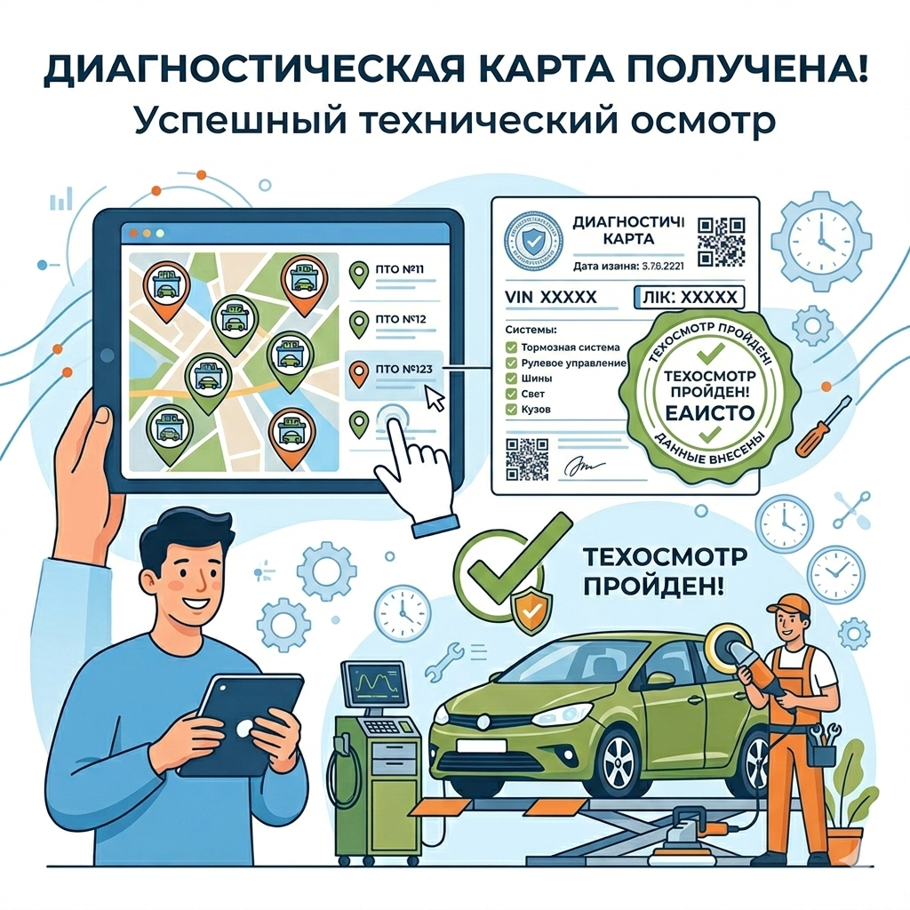 Техосмотр автомобиля